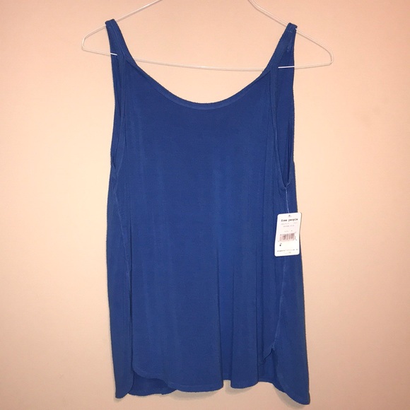 Free People | NWT Atlantic Knit Blue Tank Top - Picture 3 of 8